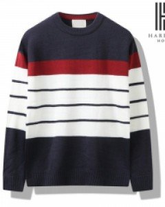 [해리슨] 4번 단가라 라운드 니트 MD1056