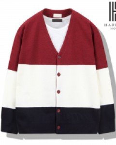 [해리슨]  블록 가디건 MDL1387