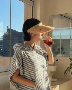 엔드 썬캡 모자 [당일발송]