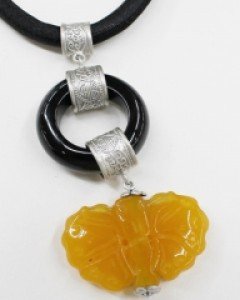 오닉스 비취목걸이