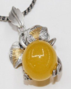 넝쿨 황옥펜던트