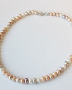 멀티 담수진주 목걸이