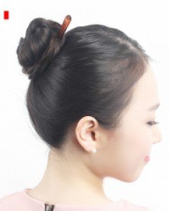 프랑스 수입 올림머리 다이아몬드 젓가락비녀