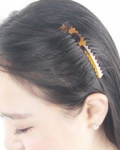 옆머리 장식 베이직 빗핀