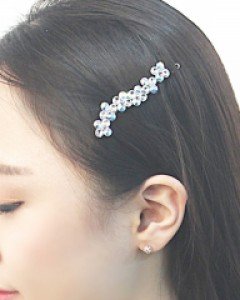 블링블링 S라인 스톤 큐빅 명품 머리핀