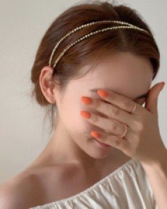 유니카비 얇은 머리띠