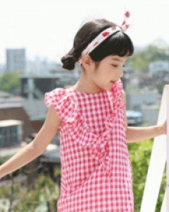 레코체크원피스