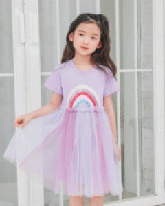 무지개샤원피스