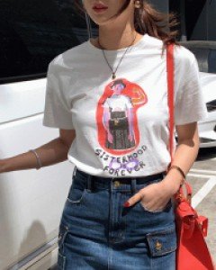 [재고한정30%할인][프리미엄퀄리티]시스터 후드 라운드 티