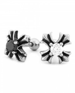 [iPiercing 8호] 십자가 큐빅 피어싱