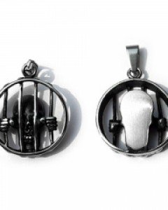 [iNecklace 4호] 프리즌 해골 목걸이