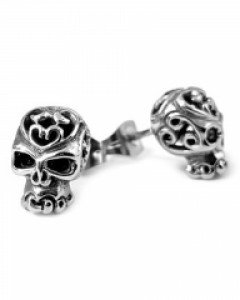 [iEarring 23호] 해골 귀걸이