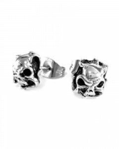 [iEarring 55호] 악마 해골 귀걸이