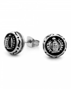 [iEarring 61호] 엔틱 크라운 귀걸이