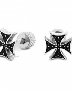 [iPiercing 289호] 오목 패턴 십자가 피어싱