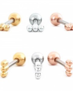 [GJ34] 초미니 트리플 바벨 피어싱