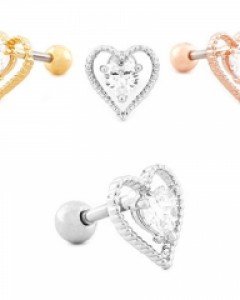 [GJ148] 귀여운 하트 피어싱