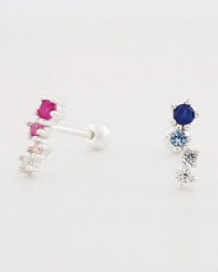 [BD41] 실버925 별자리 아웃컨츠 피어싱