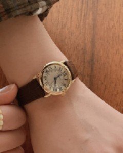 타이밍 골드장식 시계