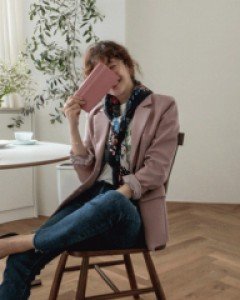 이엘라 나염 스카프