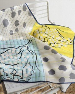 마렌다 믹스 실크  스카프