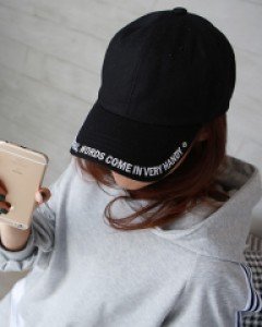 리데스 레터링 자수 캡 #83929