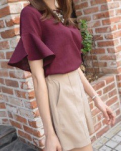 메리쉬 프릴소매 블라우스 #42175