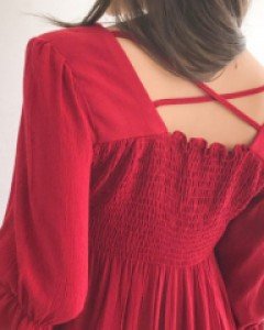 우아한 기품의 셔링 블라우스 #44203