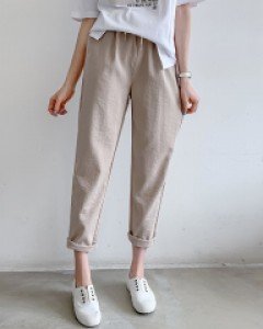 밴딩 배기 팬츠 #75263