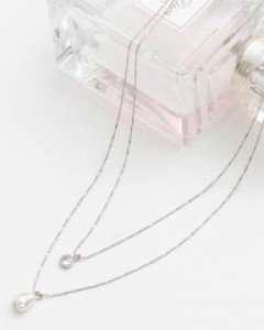 큐빅 진주 목걸이 #85424