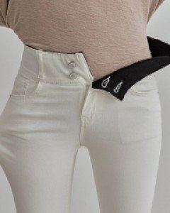 키작녀/키큰녀 셀프컷팅 부츠컷 팬츠 #75614