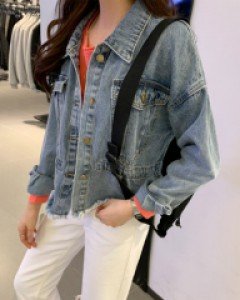 빈티지 크롭 데님자켓 #65800