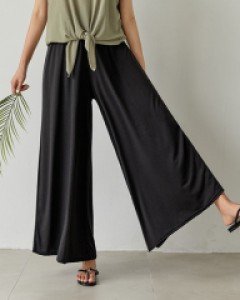 와이드 스판 통 팬츠 #75853