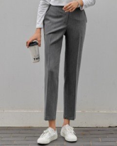 착한바지98탄/슬림 스트레이트핏 뒷밴딩 슬랙스 #75887