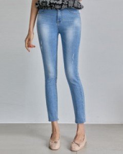 레아 슬림핏 데님팬츠 #79176