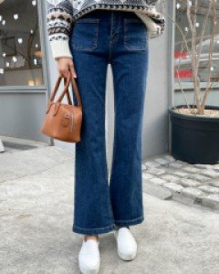 투포켓 부츠컷 데님 #79404