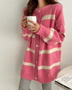 스트라이프 투웨이 가디건 #22260