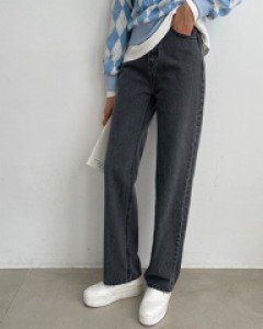 데일리 와이드 블랙진 #79423