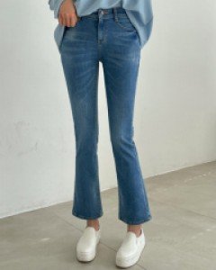 스판 부츠컷 밴딩 데님팬츠 #79440