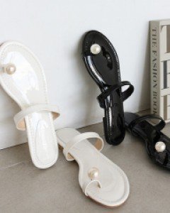 빅 진주 샌들 슬리퍼 #87009