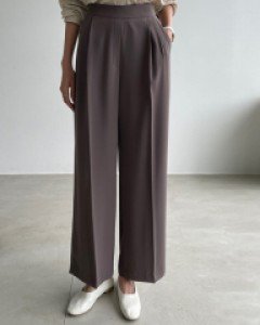 핀턱 어텀 와이드팬츠 #79694