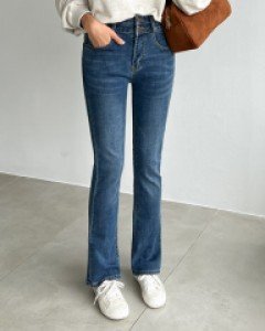 투버튼 슬림핏 데님 #79695