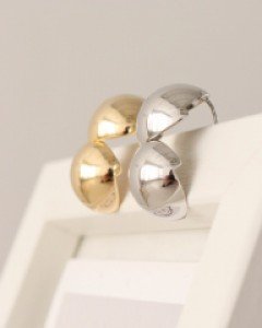 모던 원터치 볼귀걸이  #87107