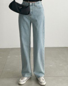 일자 와이드 데님팬츠 #79859
