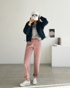 피그먼트 워싱 일자핏 팬츠 #79870