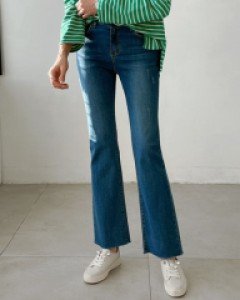 라인 부츠컷 데님 팬츠 #79887