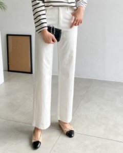 뒷밴딩 데일리 코튼 팬츠 #79892