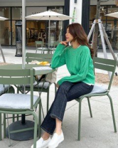 데일리 꽈배기 니트 #110515