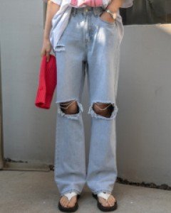 디스트로이드 와이드팬츠 #79984