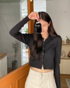 마렌 골지 카라넥 가디건 #22391